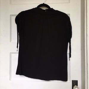 Basic black top from Anthropologie